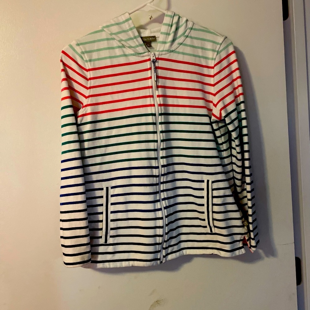 Small T by Talbots hoodie jacket. Excellent condition.